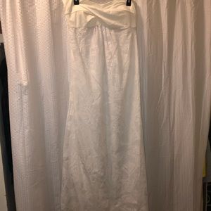 White floor length Lily Pulitzer Dress